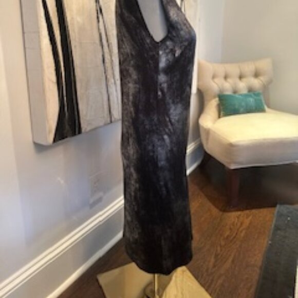 VINTAGE MICHAEL KORS COLLECTION Metallic Silk Sheath Dress – Made in Italy – 6 - Picture 4 of 14